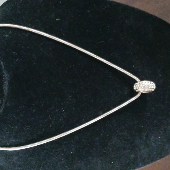 Godiva Pendant/Scarf Ring, 925 Italy Snake Chain 18"-20" - Picture 5 of 10